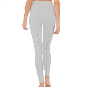 🥰SALE🥰 alo Yoga High Waist Dash Leggings Powder Blue Size Medium